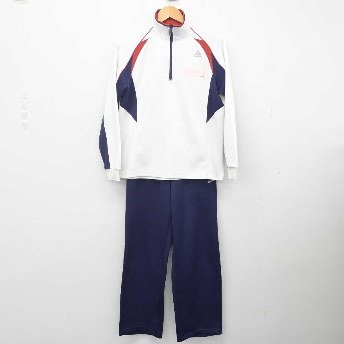 【中古】神奈川県 中野中学校 女子制服 3点 (ジャージ 上・ジャージ 下・体操服 下) sf071775