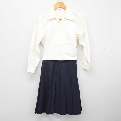 【中古】愛知県 安城学園高等学校 女子制服 2点 (シャツ・スカート) sf071780