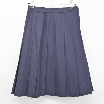 【中古】愛知県 安城学園高等学校 女子制服 2点 (シャツ・スカート) sf071780