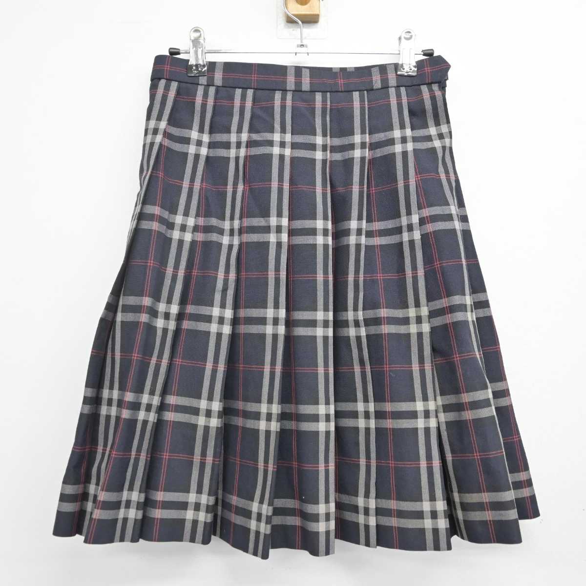 【中古】東京都 駿台学園高等学校 女子制服 2点 (スカート) sf071794