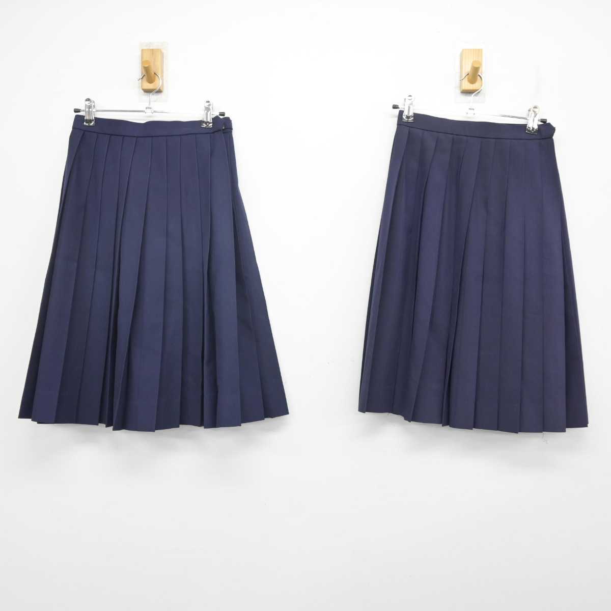 【中古】富山県 富山東高等学校 女子制服 2点 (スカート) sf071804