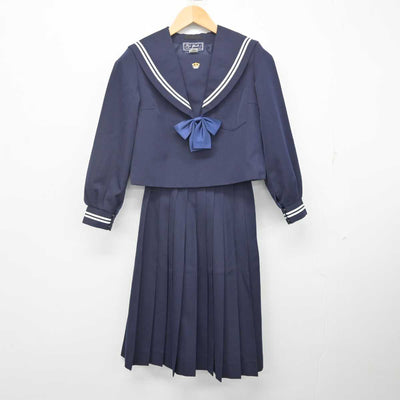 【中古】山口県 末武中学校 女子制服 2点 (セーラー服・スカート) sf071812