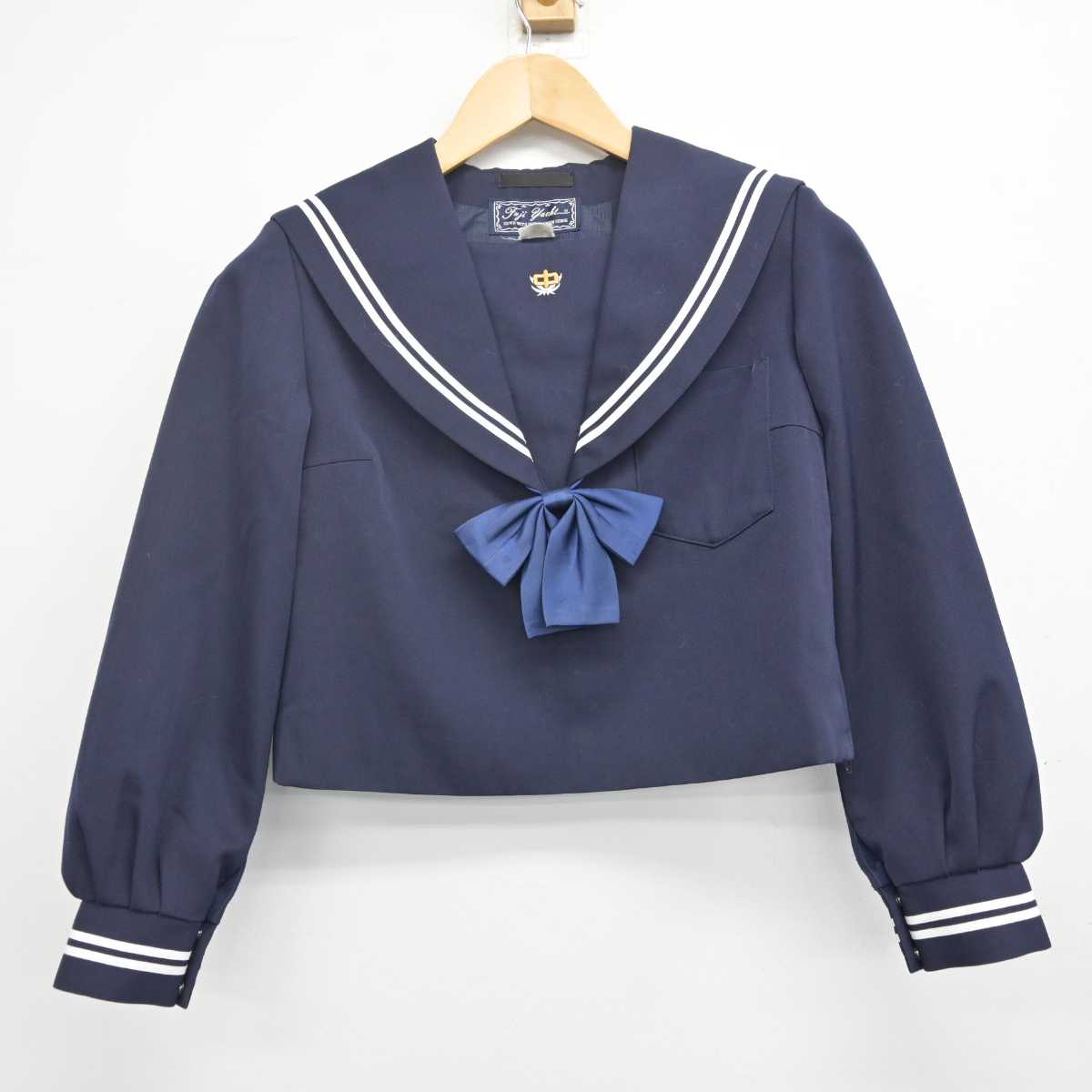 【中古】山口県 末武中学校 女子制服 2点 (セーラー服・スカート) sf071812