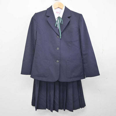 【中古】新潟県 中野小屋中学校 女子制服 5点 (ブレザー・シャツ・スカート) sf071821