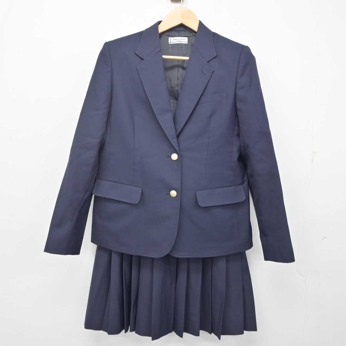 【中古】神奈川県 高浜中学校 女子制服 2点 (ブレザー・スカート) sf071843