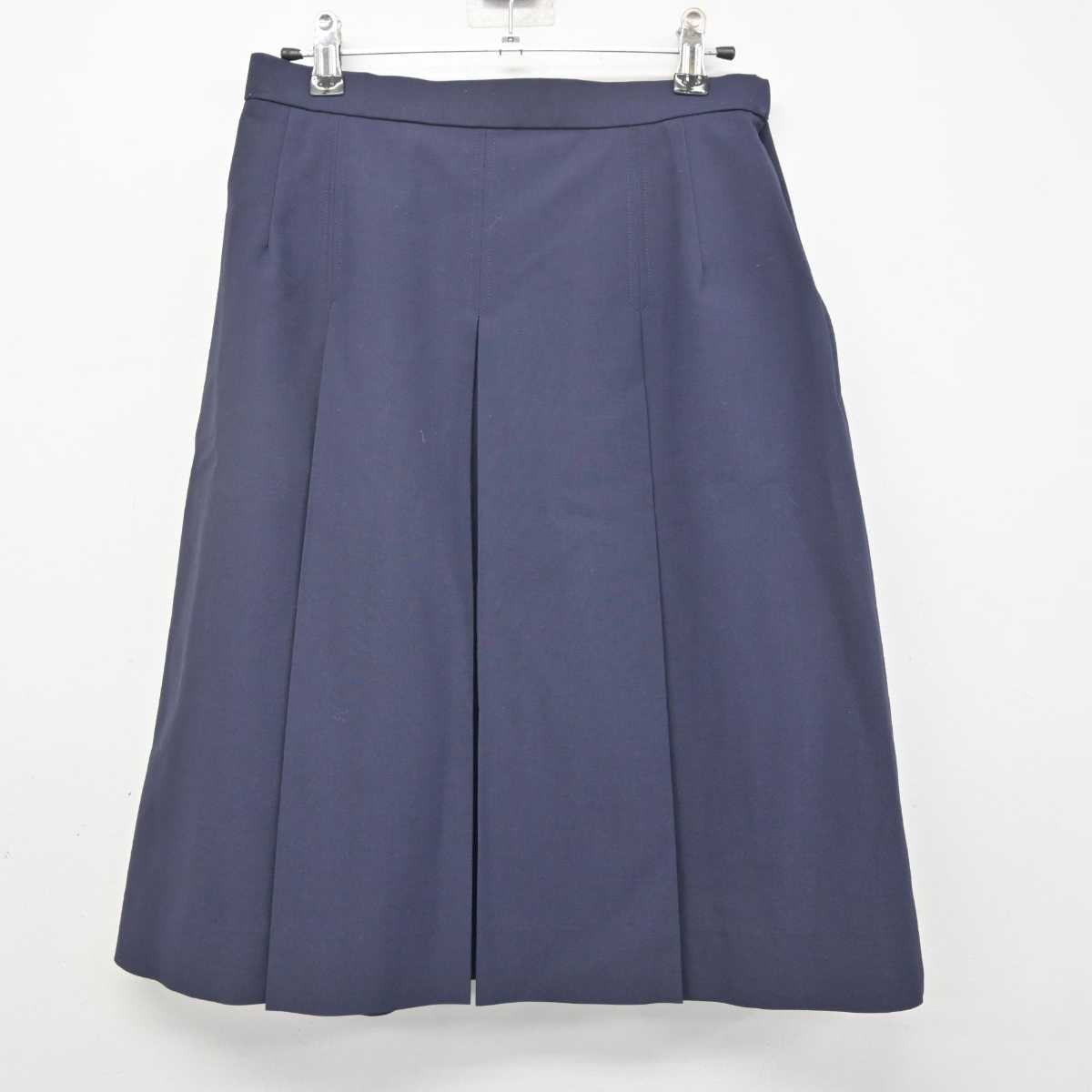 【中古】神奈川県 高浜中学校 女子制服 2点 (ベスト・スカート) sf071844