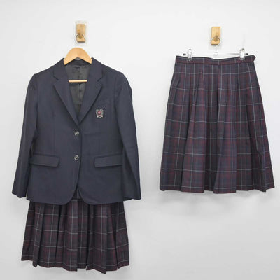 【中古】大阪府 松虫中学校 女子制服 3点 (ブレザー・スカート) sf071857