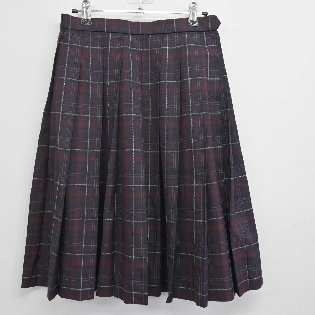 【中古】大阪府 松虫中学校 女子制服 3点 (ブレザー・スカート) sf071857