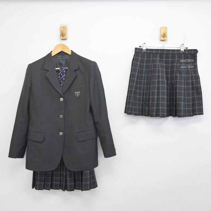 中古】東京都 紅葉川高等学校 女子制服 4点 (ブレザー・スカート