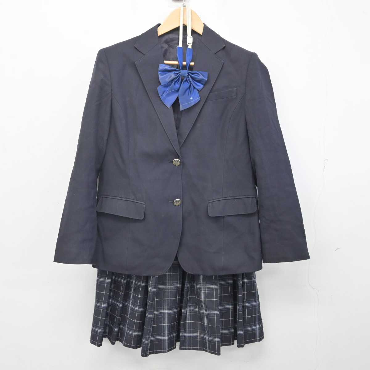 【中古】東京都 東京都立第一商業高等学校 女子制服 3点 (ブレザー・スカート) sf071860