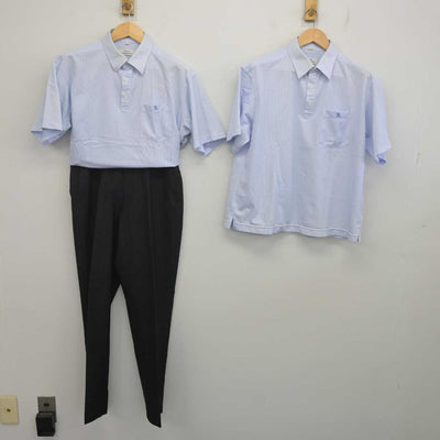 【中古】北海道 旭川龍谷高等学校 男子制服 3点 (シャツ・ズボン) sf071863