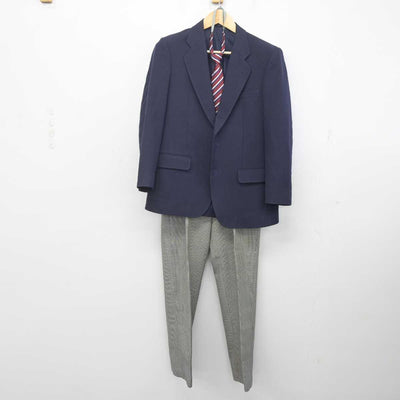 【中古】北海道 神居東中学校 男子制服 3点 (ブレザー・ズボン) sf071867