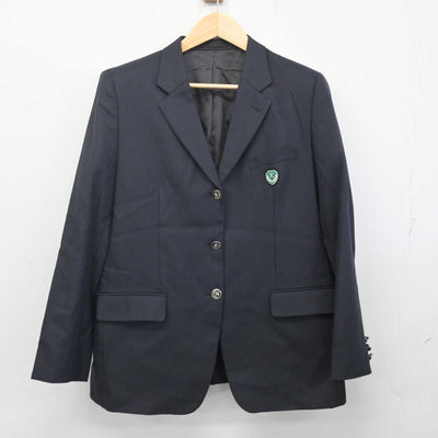 【中古】福岡県 輝翔館中等教育学校 女子制服 3点 (ブレザー・ニットベスト) sf071869