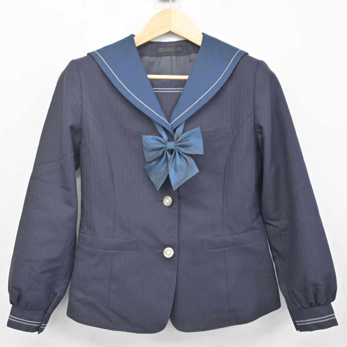 【中古】東京都 晴海総合高等学校 女子制服 2点 (ブレザー) sf071875