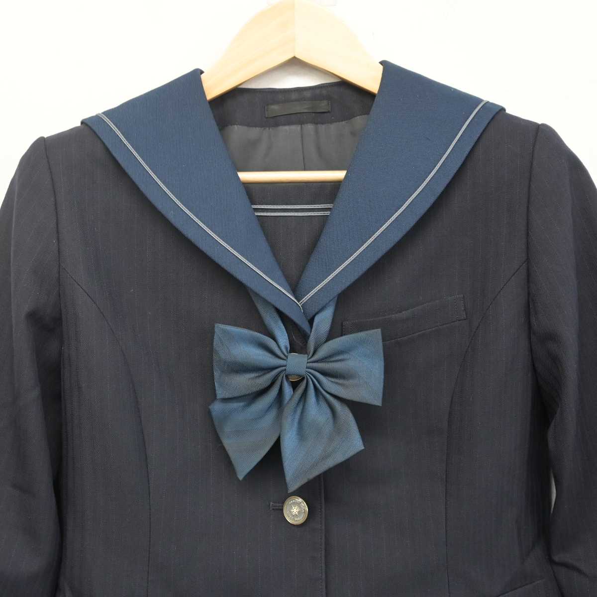 【中古】東京都 晴海総合高等学校 女子制服 2点 (ブレザー) sf071875