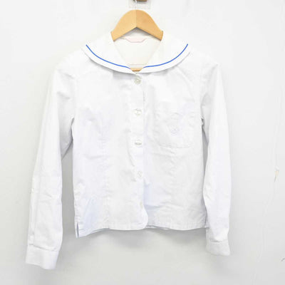 【中古】岐阜県 聖マリア女学院高等学校 女子制服 2点 (ニットベスト・ブラウス) sf071883