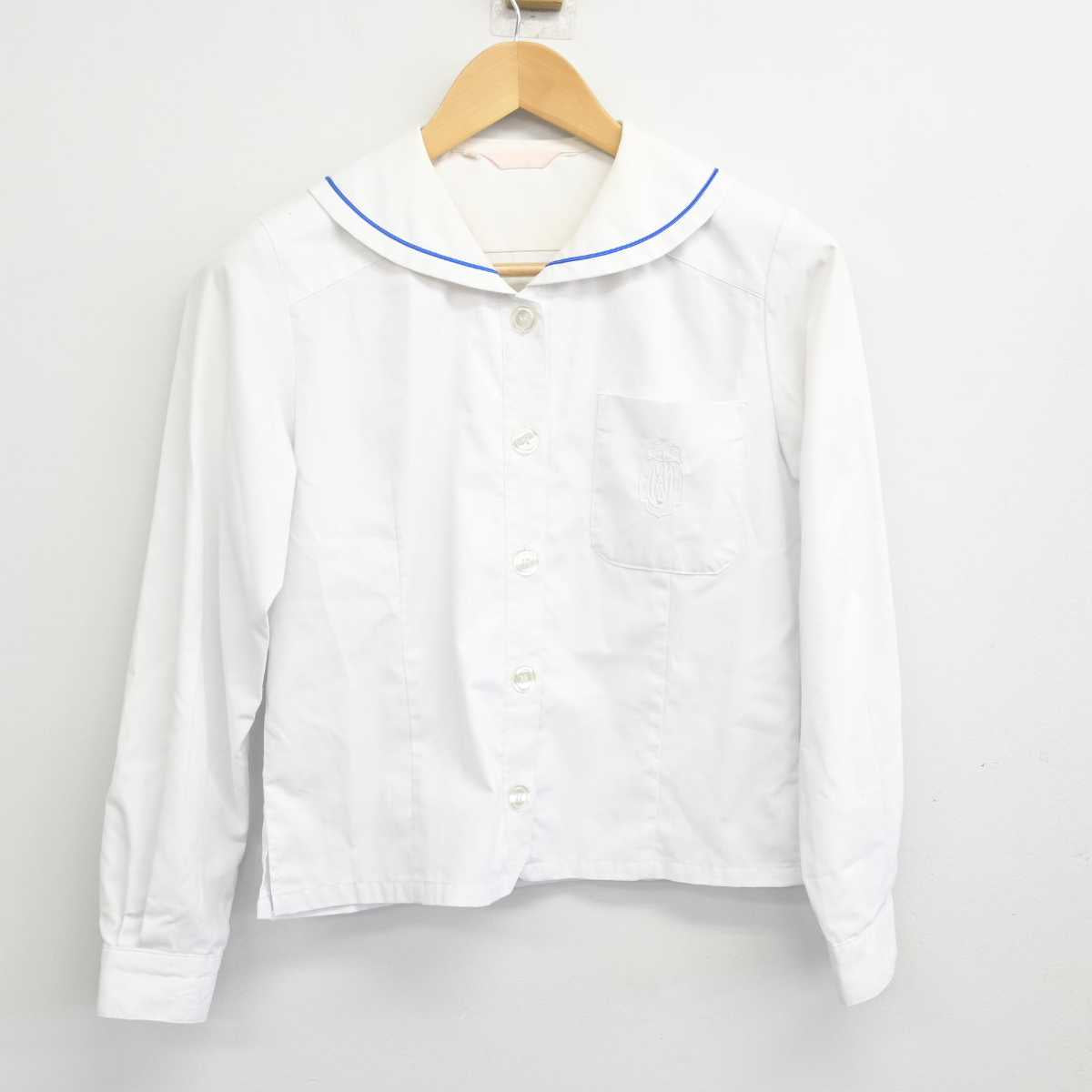 【中古】岐阜県 聖マリア女学院高等学校 女子制服 2点 (シャツ・ブラウス) sf071886