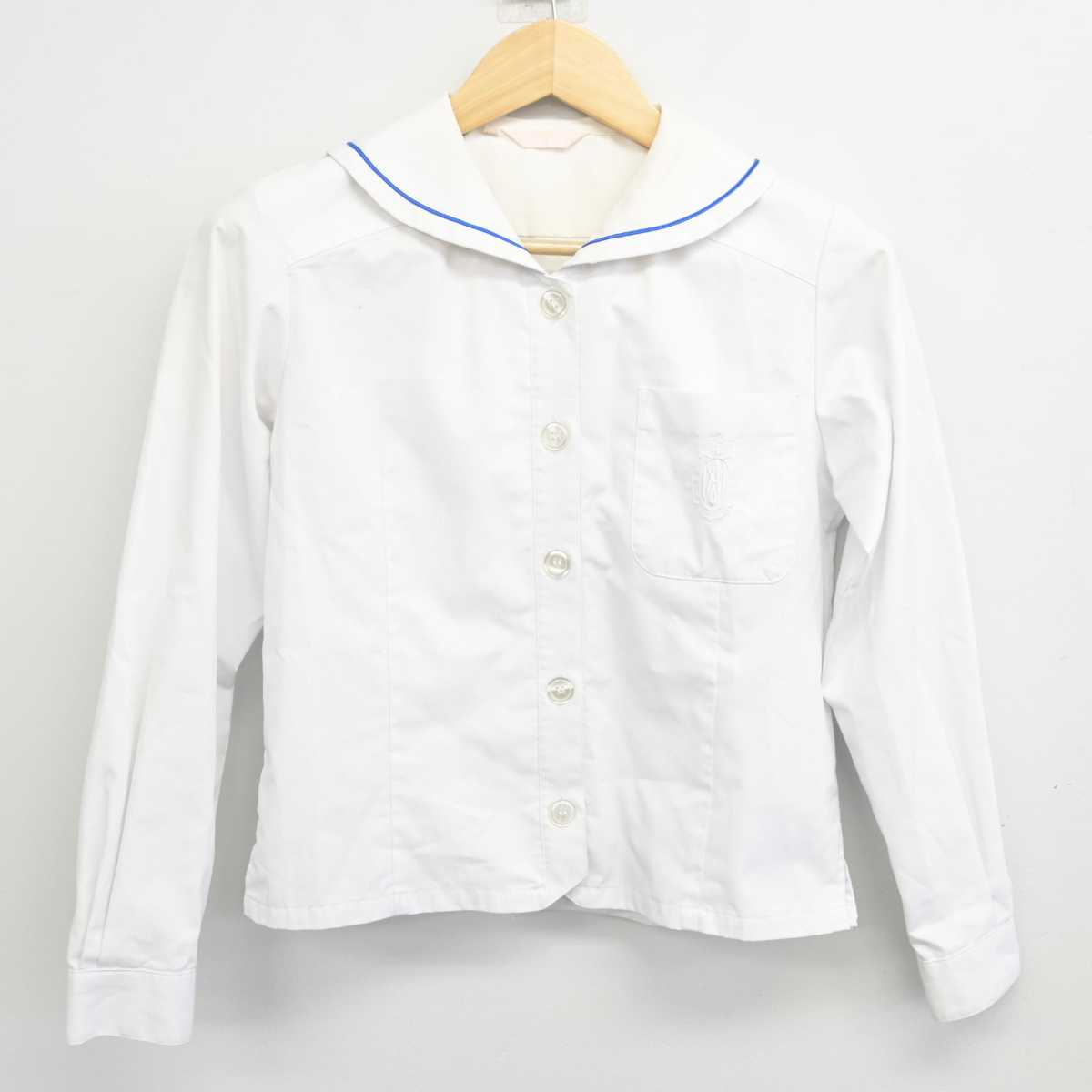 【中古】岐阜県 聖マリア女学院高等学校 女子制服 2点 (ブラウス) sf071887