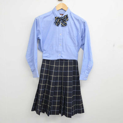 【中古】群馬県 高崎商科大学附属高等学校 女子制服 6点 (ブレザー・シャツ・スカート) sf071891