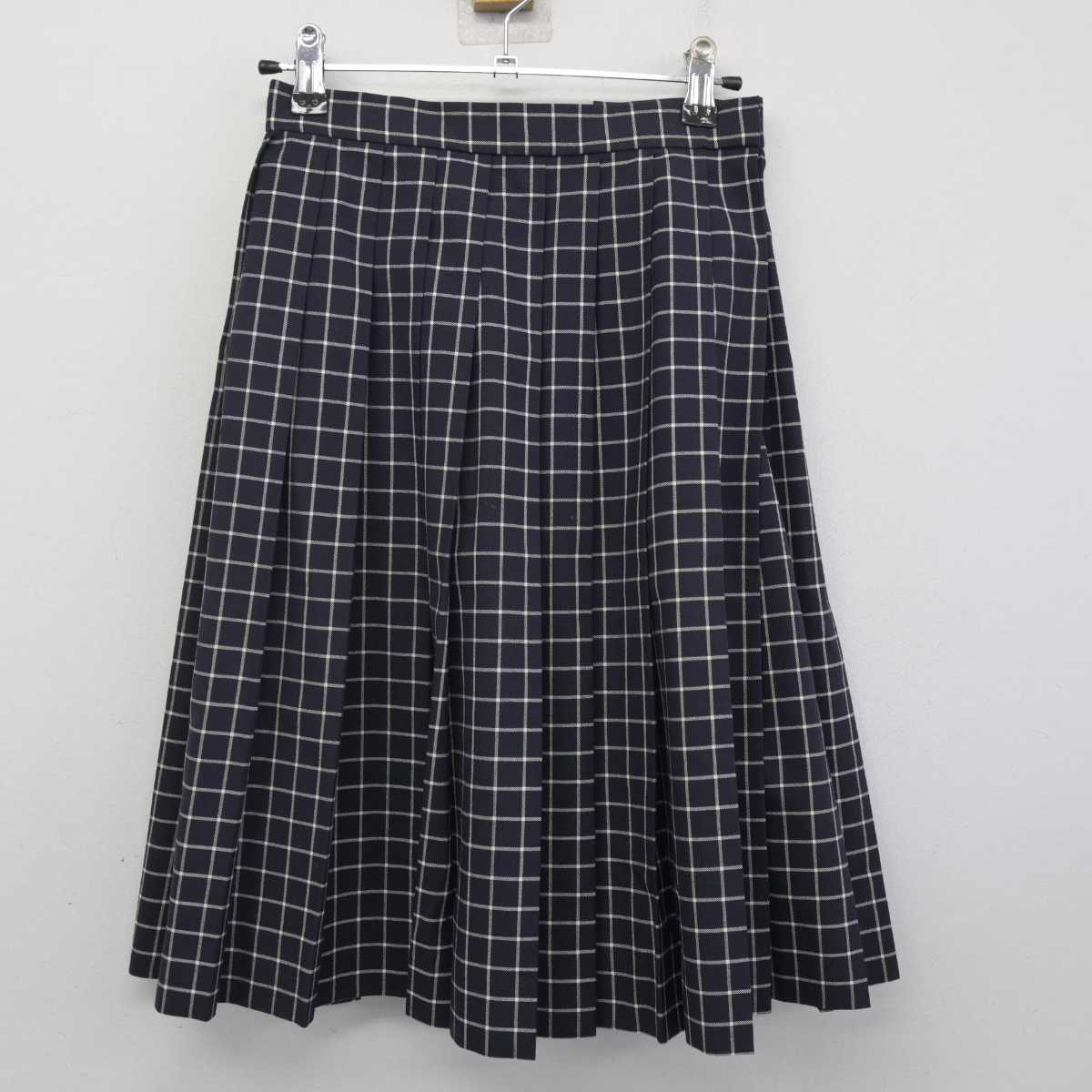 【中古】群馬県 高崎商科大学附属高等学校 女子制服 4点 (セーラー服・スカート) sf071893