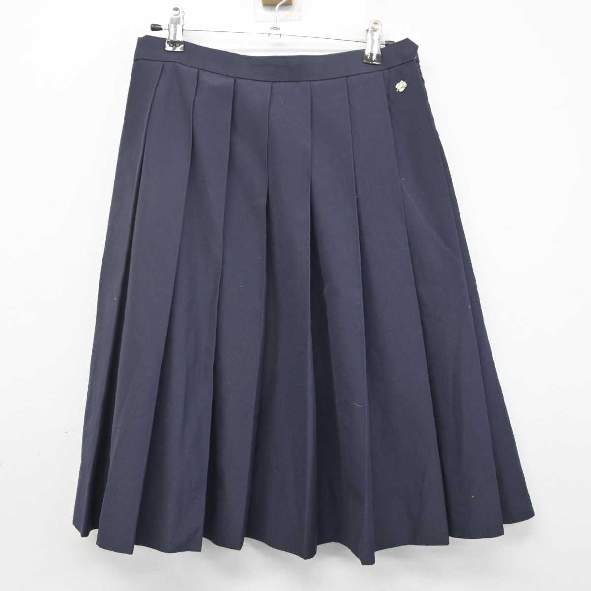 【中古】熊本県 熊本農業高等学校 女子制服 2点 (シャツ・スカート) sf071899