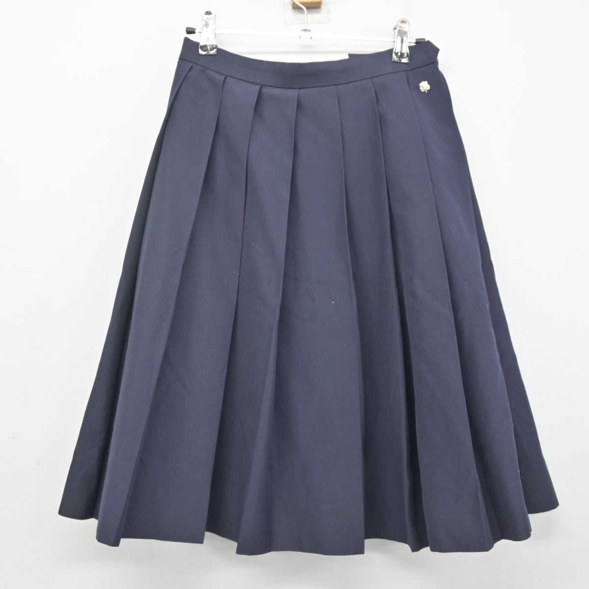 【中古】熊本県 熊本農業高等学校 女子制服 2点 (シャツ・スカート) sf071900