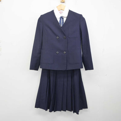 【中古】北海道 琴似中学校 女子制服 5点 (ブレザー・ベスト・シャツ・スカート) sf071905