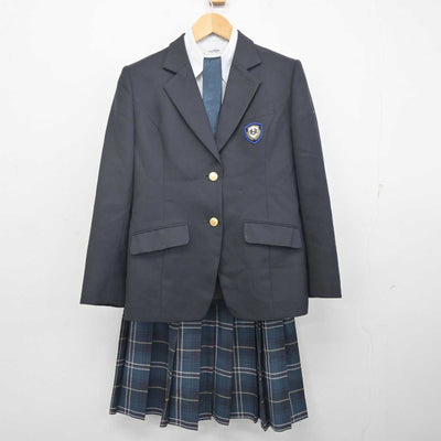 【中古】長野県 上田西高等学校 女子制服 4点 (ブレザー・シャツ・スカート) sf071914