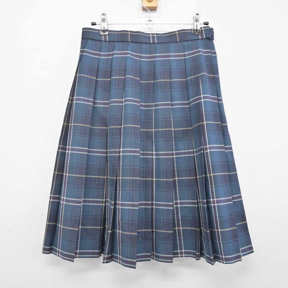 【中古】長野県 上田西高等学校 女子制服 4点 (ブレザー・シャツ・スカート) sf071914