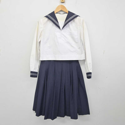 【中古】熊本県 出水南中学校 女子制服 2点 (セーラー服・スカート) sf071921