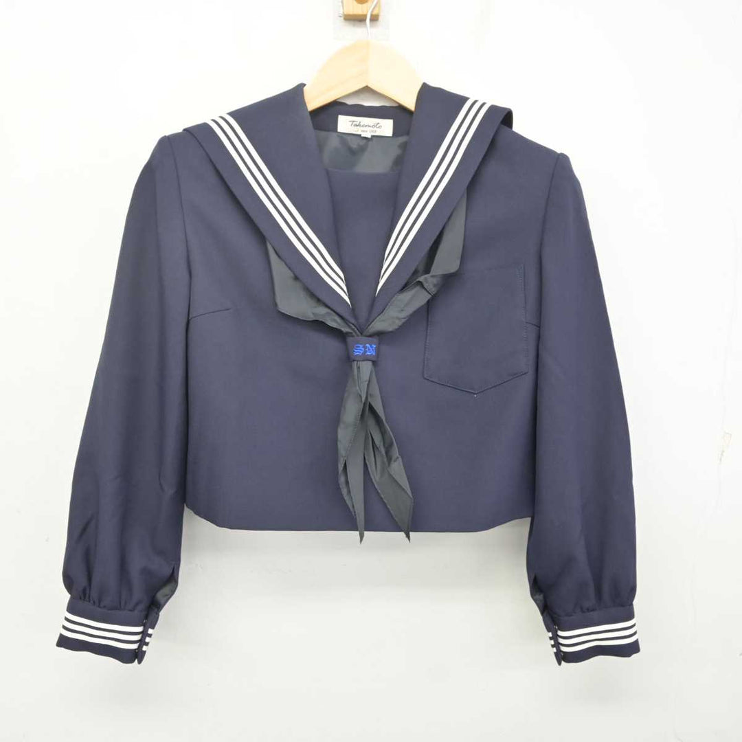 【中古】熊本県 西合志南中学校 女子制服 2点 (セーラー服・ジャンパースカート) sf071937 | 中古制服通販パレイド