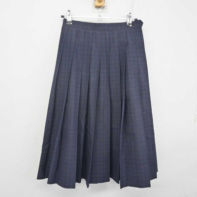 【中古】福岡県 福岡市内中学標準服 女子制服 2点 (シャツ・スカート) sf071948