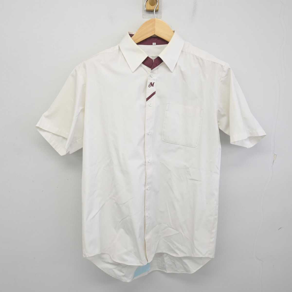 【中古】大分県 鶴崎工業高等学校 男子制服 2点 (シャツ・シャツ) sf071973