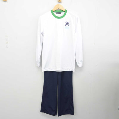 【中古】福岡県 中村学園女子中学・高等学校 女子制服 3点 (ジャージ 上・体操服 上・ジャージ 下) sf072008