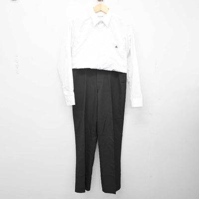 【中古】福岡県 久留米大学附設高等学校 男子制服 2点 (シャツ・ズボン) sf072014