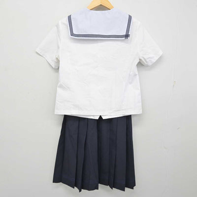 【中古】長崎県 活水高等学校 女子制服 3点 (セーラー服・スカート) sf072018