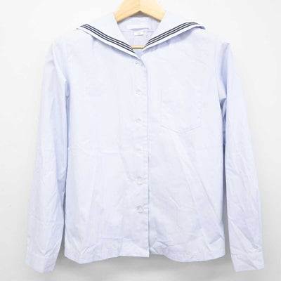 【中古】長崎県 活水高等学校 女子制服 2点 (ニットベスト・セーラー服) sf072019