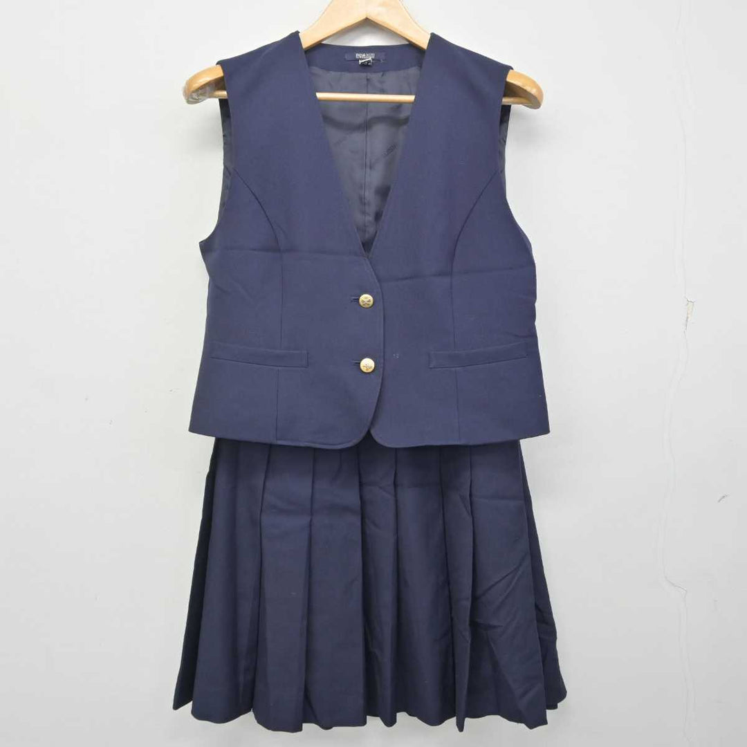 中古】福島県 白河旭高等学校 女子制服 4点 (ブレザー・ベスト・スカート) sf072025 | 中古制服通販パレイド