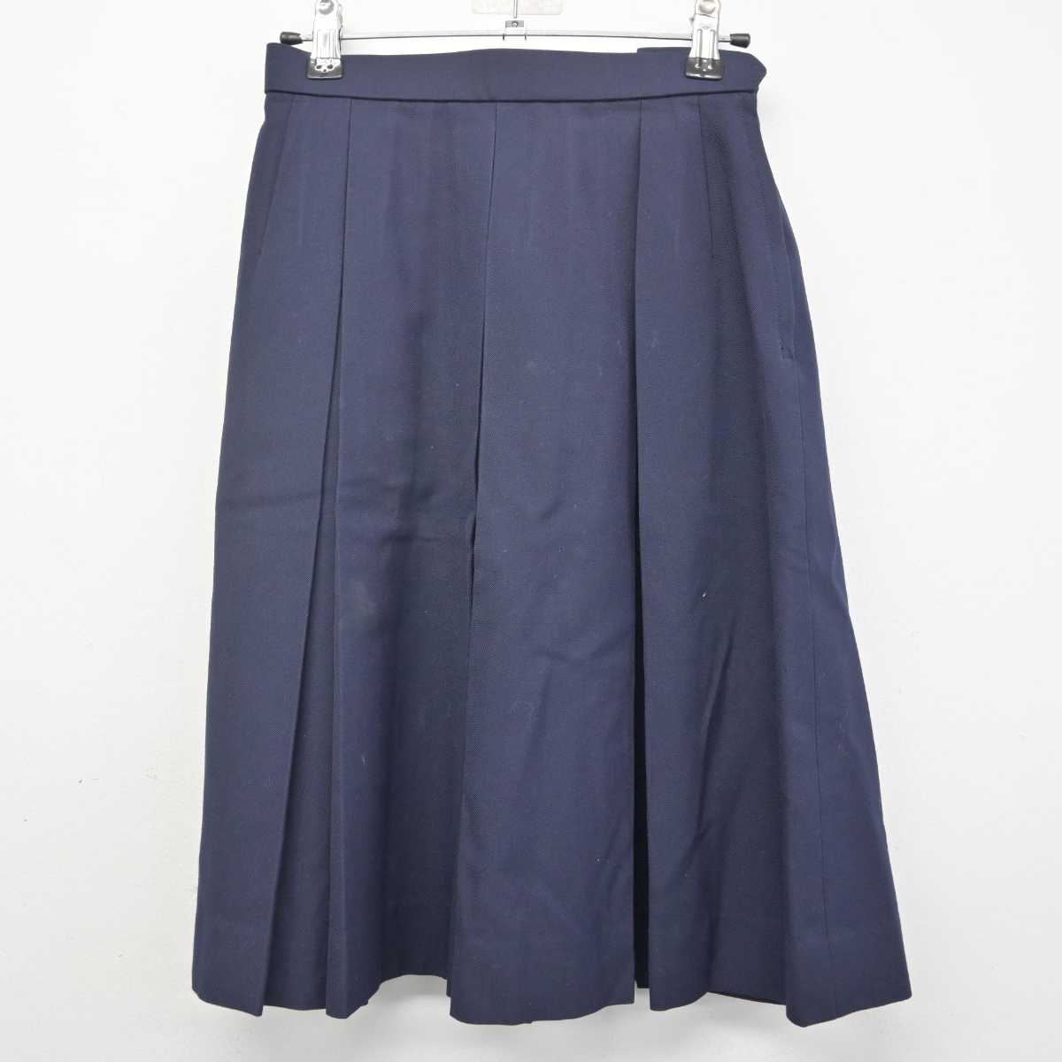 【中古】福島県 白河第二中学校 女子制服 3点 (セーラー服・スカート) sf072028