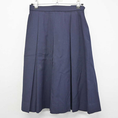 【中古】福島県 白河第二中学校 女子制服 3点 (セーラー服・スカート) sf072028