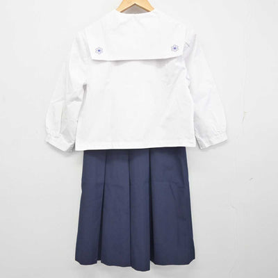 【中古】福島県 白河第二中学校 女子制服 5点 (セーラー服・スカート) sf072032