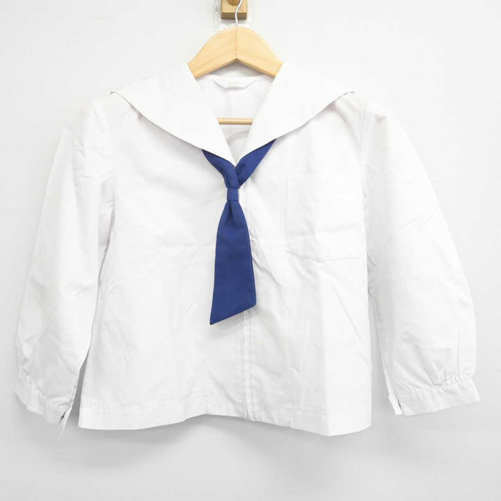 中古】福島県 白河第二中学校 女子制服 5点 (セーラー服 中古】福島県 白河第二中学校 女子制服 5点 (セーラー服