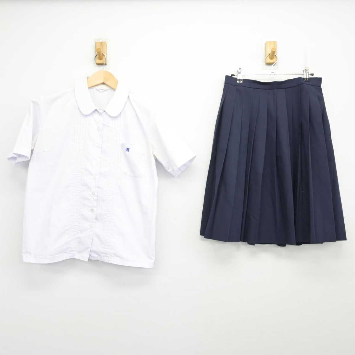 【中古】愛知県 名古屋市立北高等学校 女子制服 2点 (シャツ・スカート) sf072042