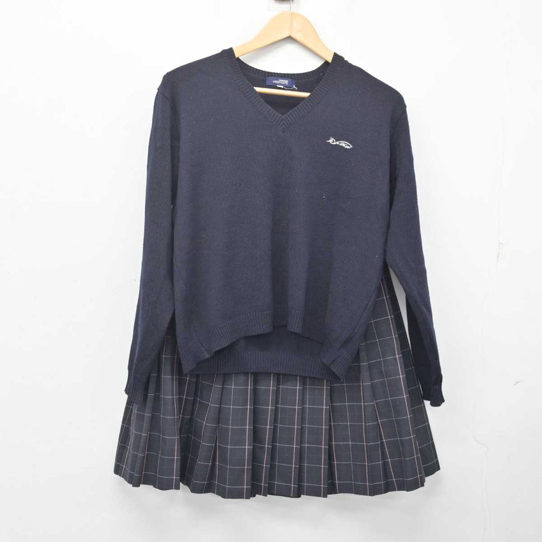 【中古】京都府 城陽高等学校 女子制服 4点 (ブレザー・ニット・スカート) sf072058 | 中古制服通販パレイド