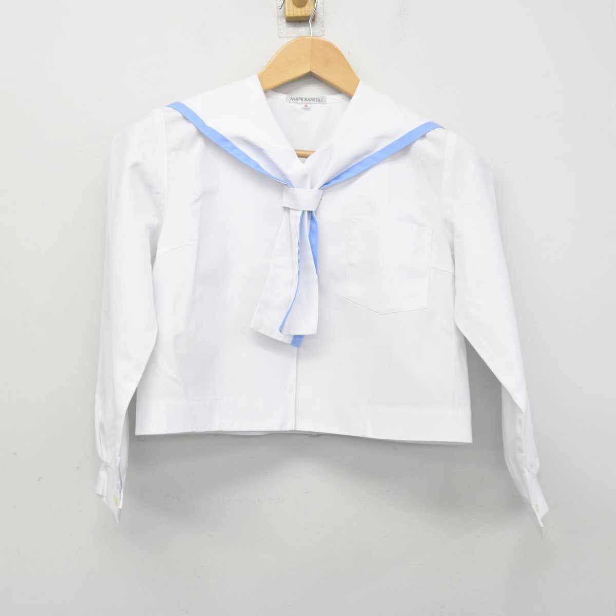 【中古】青森県 根城中学校 女子制服 2点 (セーラー服・セーラー服) sf072084