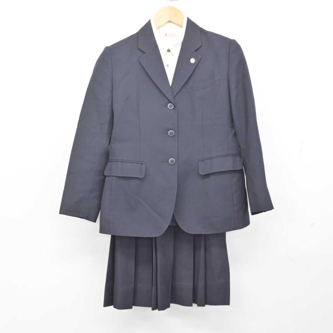 中古】広島県 広島商業高等学校 女子制服 4点 (ブレザー・シャツ・スカート) sf072089 | 中古制服通販パレイド