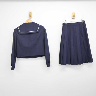 【中古】北海道 明野中学校 女子制服 2点 (セーラー服・スカート) sf072098