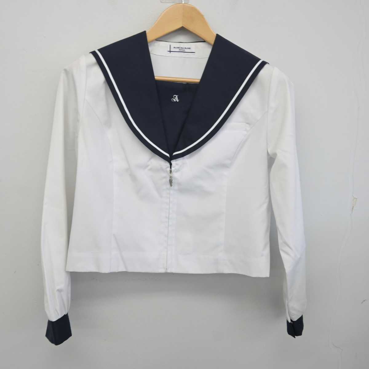 【中古】北海道 苫小牧市立明野中学校 女子制服 2点 (セーラー服・スカート) sf072099