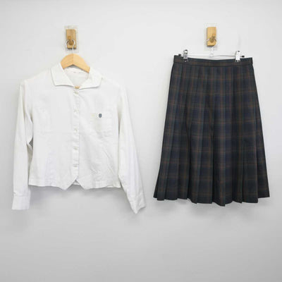 【中古】兵庫県 播磨南高等学校 女子制服 2点 (シャツ・スカート) sf072118