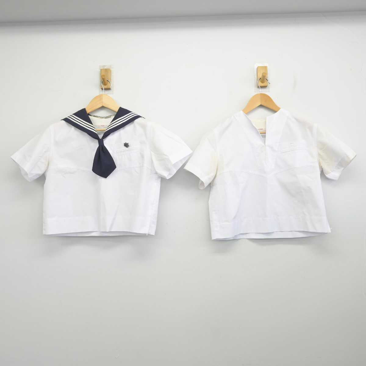 【中古】東京都 十文字中学校 女子制服 5点 (セーラー服・スカート) sf072165